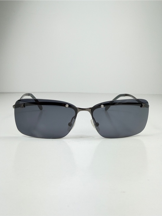 Deadstock Celine Triomphe Rimless Sunglasses SC 1007 568 Full Set Y2K Gunmetal main image 13